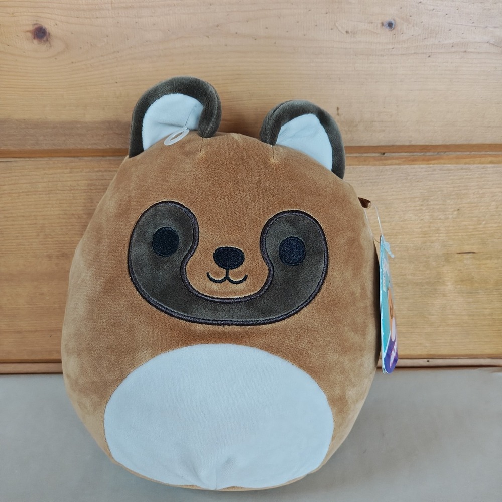 Jazwares Squishmallow NWT Tanuki Racoon Plush Roblox 196566217713 Stuffed Animal